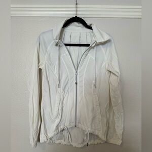 lululemon athletica White wind breaker Jacket